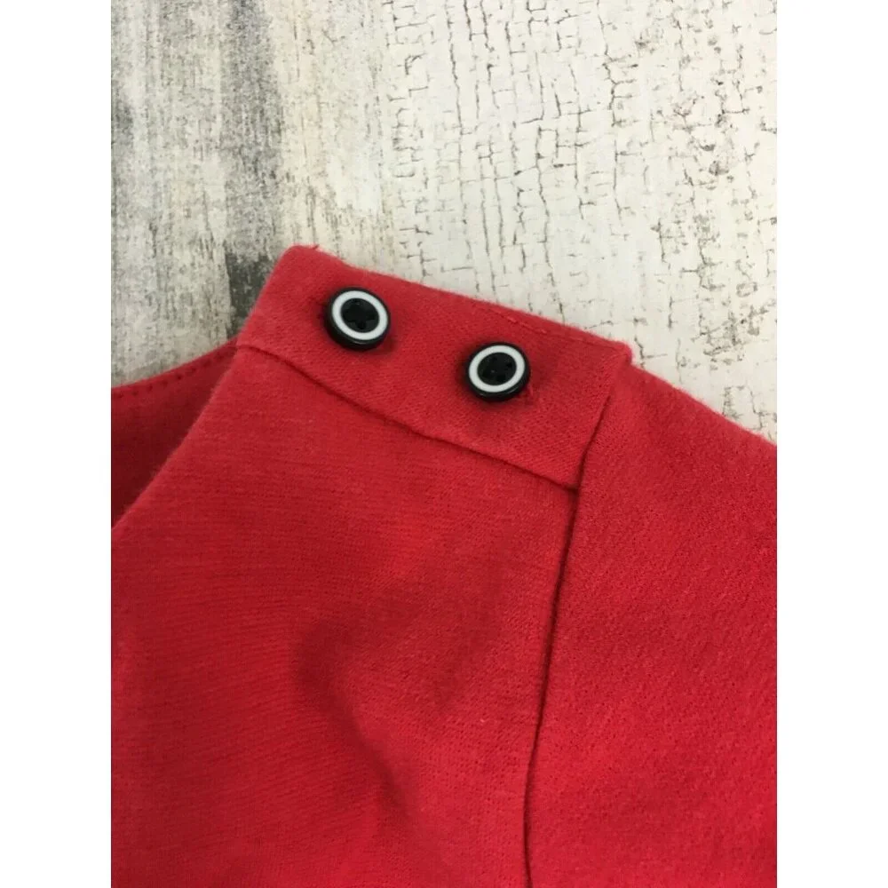 Gymboree Olivia Pig Red Dress Black Bow Short Sleeve Halloween Costume Girls 6
